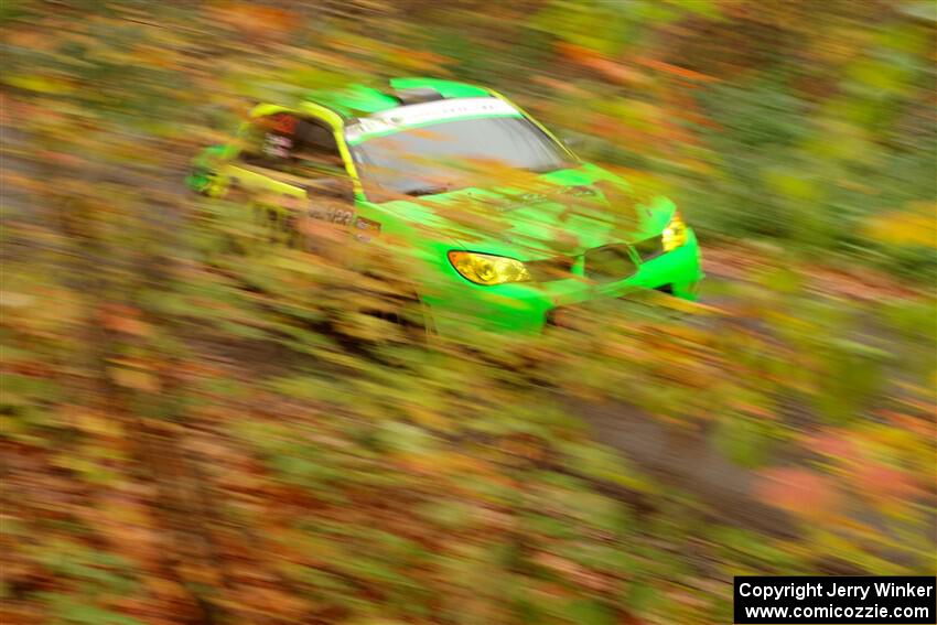 Mike Engle / Morgan Engle Subaru WRX STi on SS15, Double Trouble.