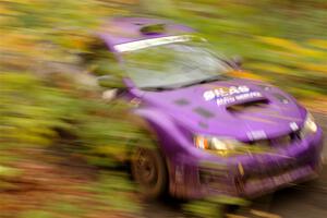 Silas Himes / Charlotte Himes Subaru WRX STi on SS15, Double Trouble.