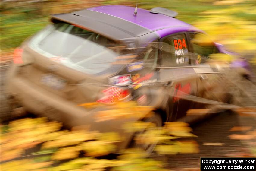 Silas Himes / Charlotte Himes Subaru WRX STi on SS15, Double Trouble.