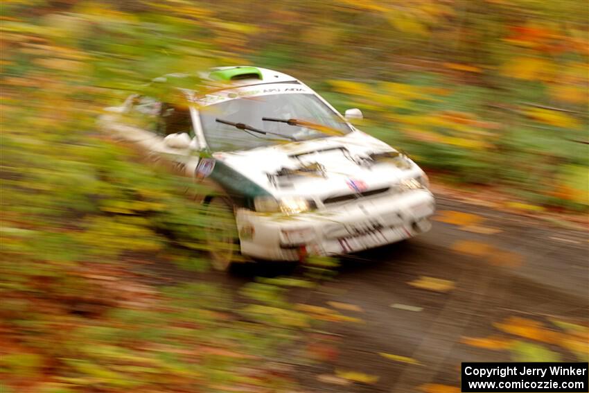 Jordon Haberer / Drew Staples Subaru Impreza on SS15, Double Trouble.