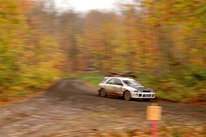 Aidan Hicks / John Hicks Subaru Impreza Wagon on SS15, Double Trouble.