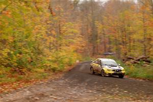 Colin Schulz / Jake Carlson Subaru WRX STi on SS15, Double Trouble.