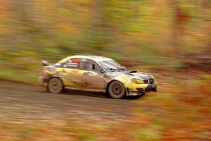 Colin Schulz / Jake Carlson Subaru WRX STi on SS15, Double Trouble.