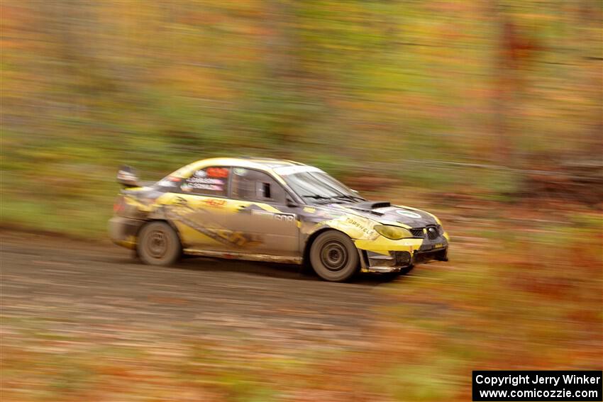 Colin Schulz / Jake Carlson Subaru WRX STi on SS15, Double Trouble.