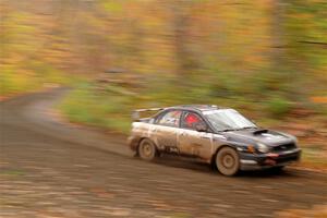 John Farrow / Michael Farrow Subaru WRX on SS15, Double Trouble.