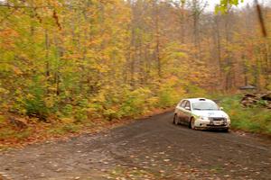 Sam Jacques / Trevor LaCombe Subaru Impreza on SS15, Double Trouble.