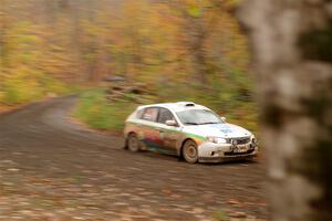 Sam Jacques / Trevor LaCombe Subaru Impreza on SS15, Double Trouble.