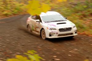 Jamey Randall / Andrew Rausch Subaru WRX on SS15, Double Trouble.