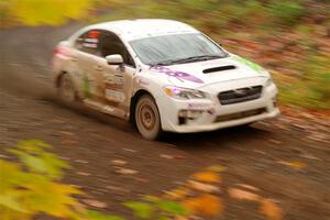 Jamey Randall / Andrew Rausch Subaru WRX on SS15, Double Trouble.