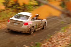 Jamey Randall / Andrew Rausch Subaru WRX on SS15, Double Trouble.