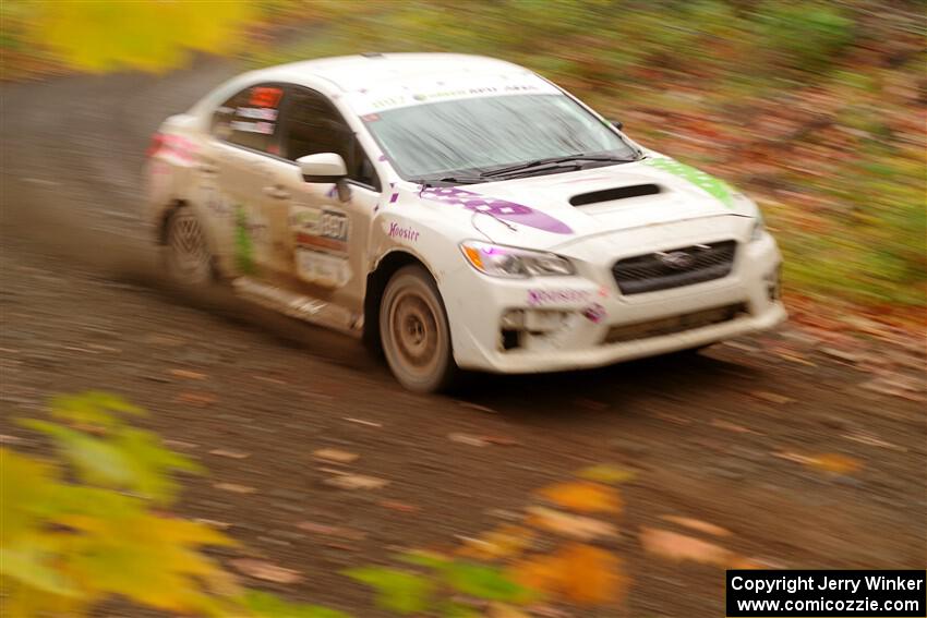 Jamey Randall / Andrew Rausch Subaru WRX on SS15, Double Trouble.