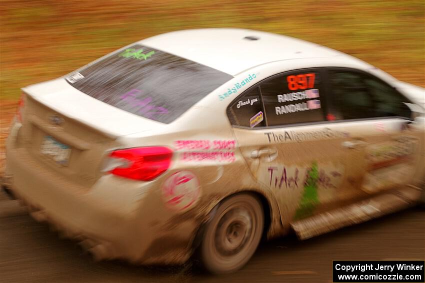 Jamey Randall / Andrew Rausch Subaru WRX on SS15, Double Trouble.