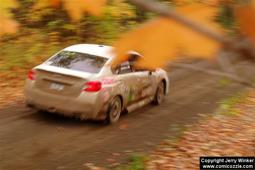 Jamey Randall / Andrew Rausch Subaru WRX on SS15, Double Trouble.