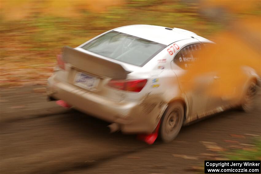 Michael Eckstein / Dylan Whittaker Lexus IS350 on SS15, Double Trouble.