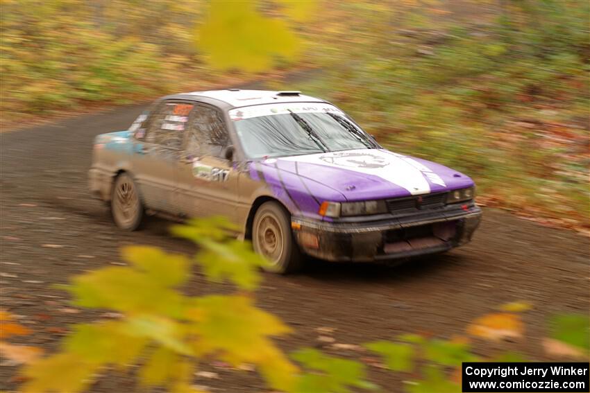 Michael Miller / Angelica Miller Mitsubishi Galant VR-4 on SS15, Double Trouble.