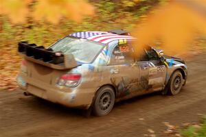 Matt James / Jackie James Subaru Impreza on SS15, Double Trouble.