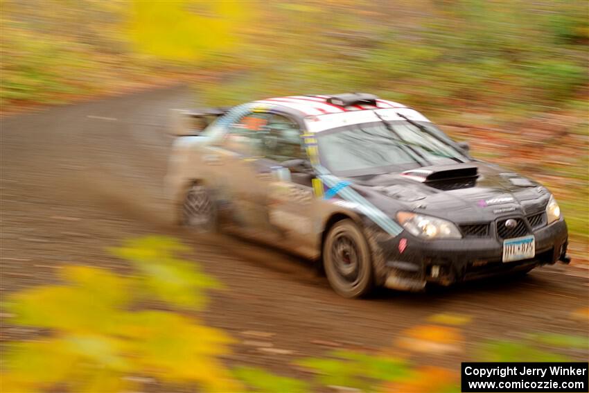 Matt James / Jackie James Subaru Impreza on SS15, Double Trouble.