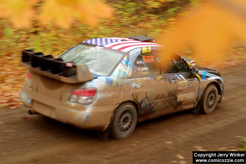 Matt James / Jackie James Subaru Impreza on SS15, Double Trouble.