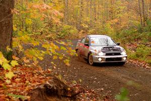 Jonathon Nagel / Liz Austin Subaru Impreza 2.5RS on SS15, Double Trouble.