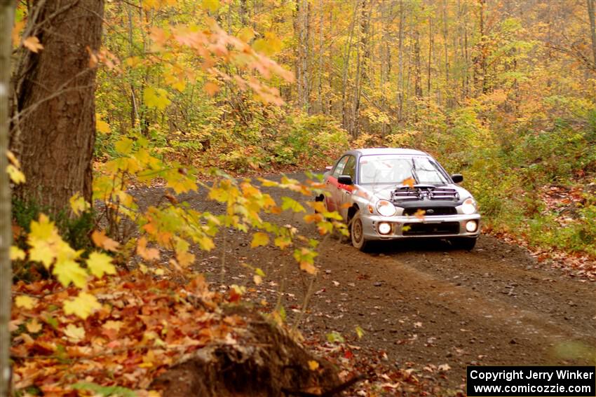 Jonathon Nagel / Liz Austin Subaru Impreza 2.5RS on SS15, Double Trouble.