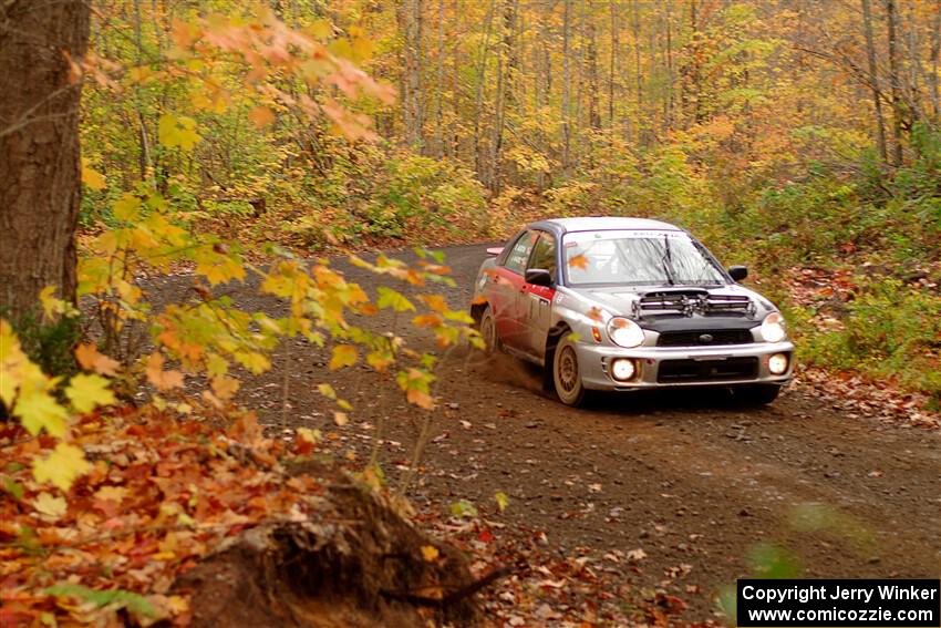 Jonathon Nagel / Liz Austin Subaru Impreza 2.5RS on SS15, Double Trouble.