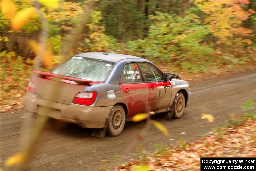 Jonathon Nagel / Liz Austin Subaru Impreza 2.5RS on SS15, Double Trouble.