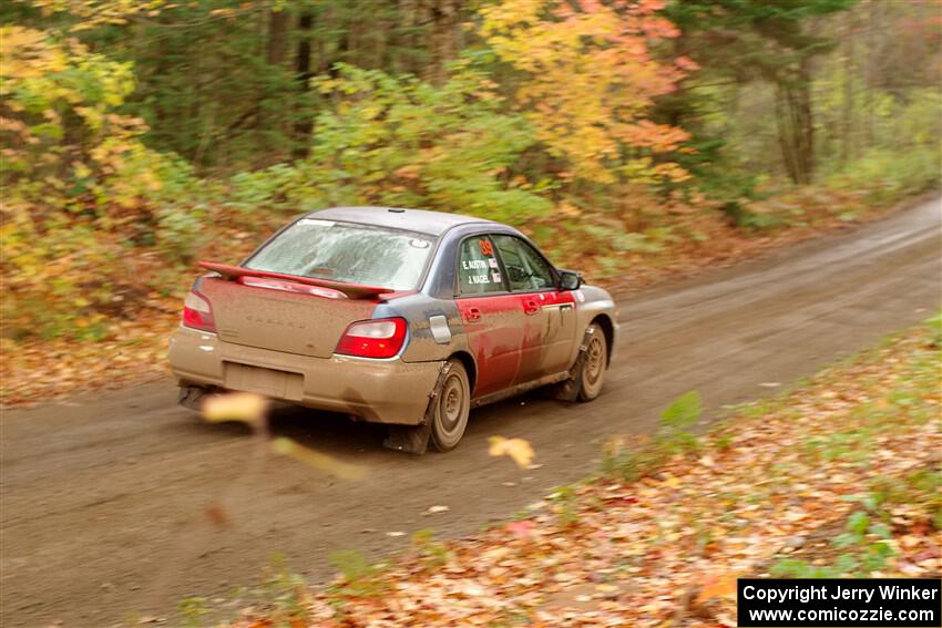 Jonathon Nagel / Liz Austin Subaru Impreza 2.5RS on SS15, Double Trouble.