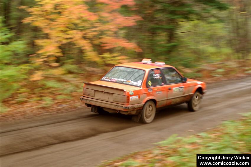 Kevin Brolin / Jim Spoth BMW 325i on SS15, Double Trouble.