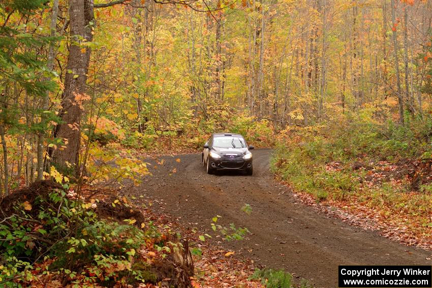 Tommy Cadwalader / Stefan Trajkov Mazda 2 on SS15, Double Trouble.