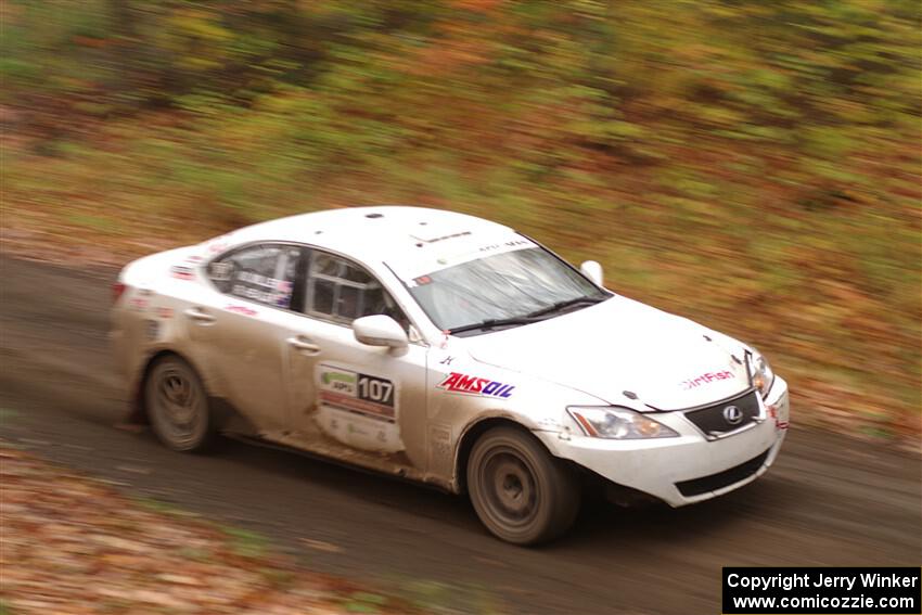 Richo Healey / Michelle Miller Lexus IS250 on SS15, Double Trouble.