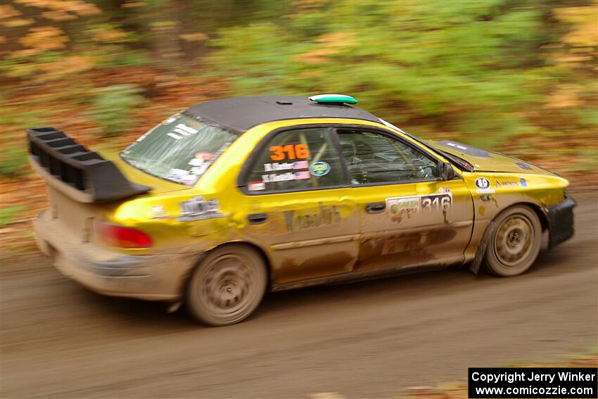 Sean Costello / Breandan Carter Subaru Impreza 2.5RS on SS15, Double Trouble.