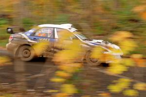 Brad Hayosh / Keegan Helwig Subaru WRX STi on SS15, Double Trouble.