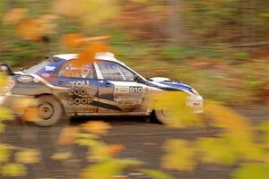 Brad Hayosh / Keegan Helwig Subaru WRX STi on SS15, Double Trouble.