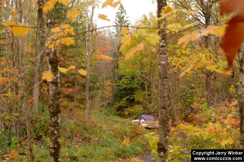 Jason Cook / Maggie Tu Subaru WRX on SS15, Double Trouble.