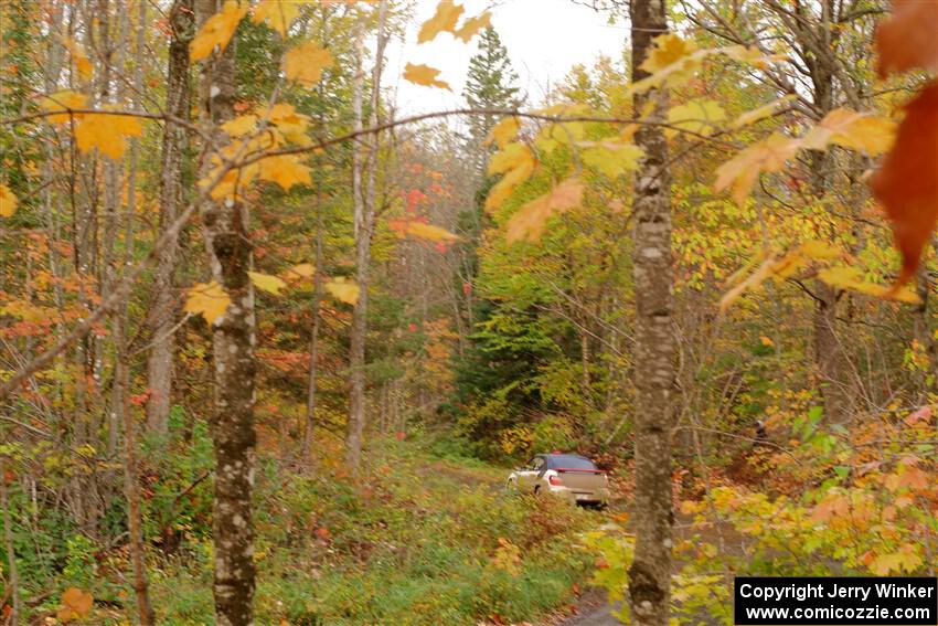 Jason Cook / Maggie Tu Subaru WRX on SS15, Double Trouble.