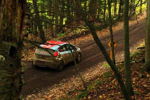 Chris Cyr / Glen Ray Ford Fiesta ST leaves the start of SS16, Mount Marquette.