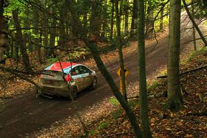 Chris Cyr / Glen Ray Ford Fiesta ST leaves the start of SS16, Mount Marquette.