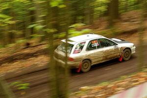 Aidan Hicks / John Hicks Subaru Impreza Wagon on SS16, Mount Marquette.