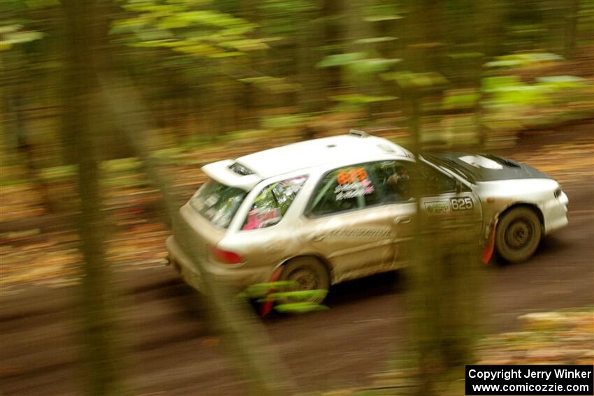 Aidan Hicks / John Hicks Subaru Impreza Wagon on SS16, Mount Marquette.