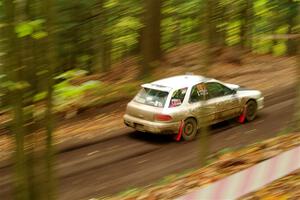 Aidan Hicks / John Hicks Subaru Impreza Wagon on SS16, Mount Marquette.