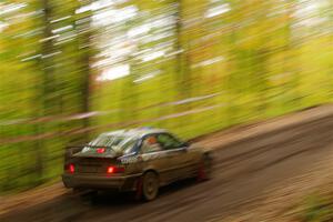 Ryan George / Heather Stieber-George BMW M3 on SS16, Mount Marquette.