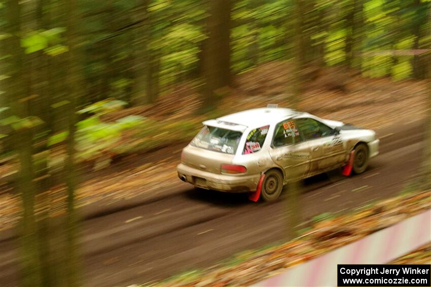 Aidan Hicks / John Hicks Subaru Impreza Wagon on SS16, Mount Marquette.