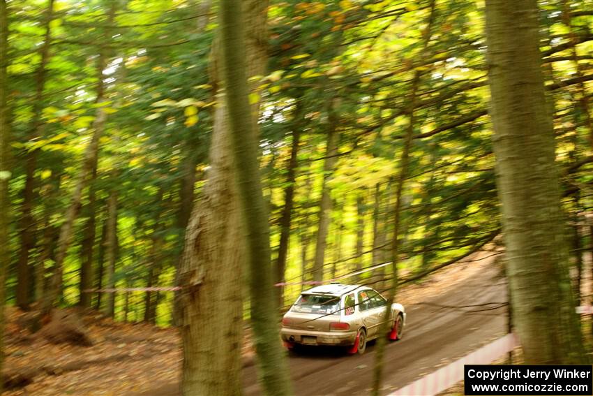 Aidan Hicks / John Hicks Subaru Impreza Wagon on SS16, Mount Marquette.