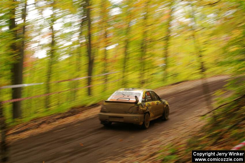 Colin Schulz / Jake Carlson Subaru WRX STi on SS16, Mount Marquette.