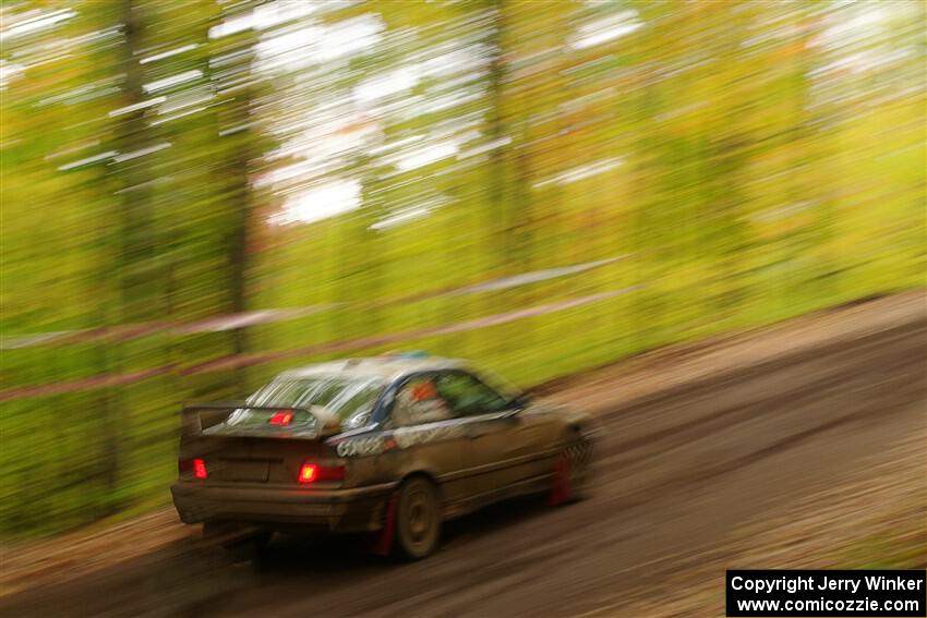 Ryan George / Heather Stieber-George BMW M3 on SS16, Mount Marquette.