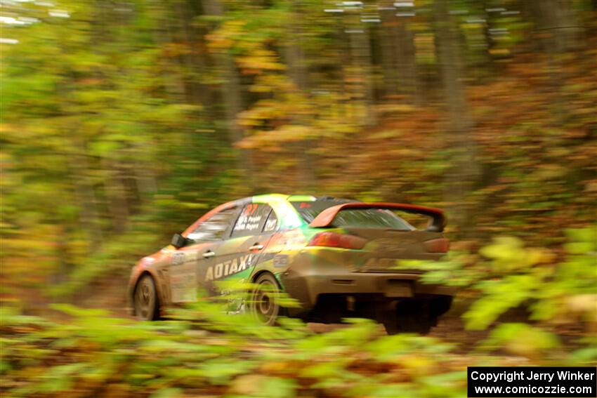 Sumit Panjabi / Michelle Rogers Mitsubishi Lancer Evo X on SS16, Mount Marquette.