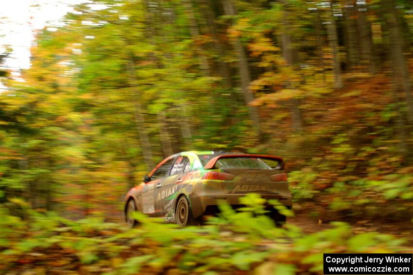 Sumit Panjabi / Michelle Rogers Mitsubishi Lancer Evo X on SS16, Mount Marquette.