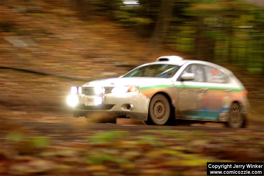 Sam Jacques / Trevor LaCombe Subaru Impreza on SS16, Mount Marquette.