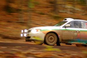 Sam Jacques / Trevor LaCombe Subaru Impreza on SS16, Mount Marquette.