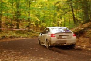 Jamey Randall / Andrew Rausch Subaru WRX on SS16, Mount Marquette.